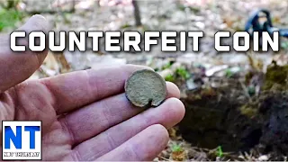 1800s counterfeit coin found metal detecting