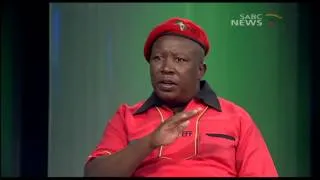 EFF leader Julius Malema on Question Time