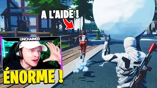 🔥 DÉFI : Faire TOP 1 avec SEULEMENT des BONHOMMES DE NEIGES ! (tellement cheaté) FORTNITE Chapitre 2