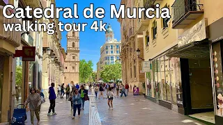 [4K] Murcia City, Region of Murcia Spain | Midday City Life WalkingTour 2024 | costa del sol #tour