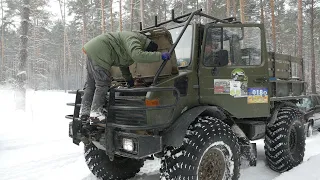 Мой OFF ROAD мог и не состоятся, UNIMOG остановился. ждем  Витю на УАЗе в тюнинге