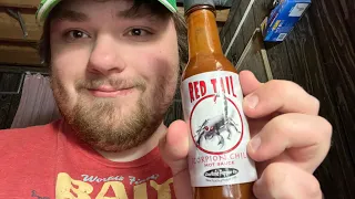 Red tail scorpion hot sauce