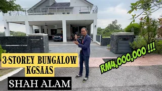 RM4,000,000 | 3-STOREY BUNGALOW KELAB GOLF SULTAN ABDUL AZIZ SHAH | 11,991 SQFT | LUXURIOUS