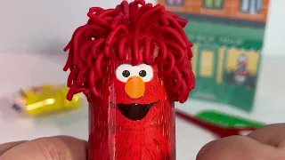 Sesame Street playset! Elmo’s Barbershop play-doh set! Colors, learning fun!