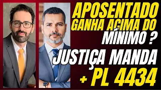 Ao Vivo 12:30 | Aposentado Acima do Mínimo! Justiça Manda Pagar + PL 4434.