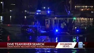 Dive team searches Sheboygan River