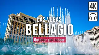 Bellagio Walking Tour (Las Vegas) - [Immersive sound - 4K/60fps]