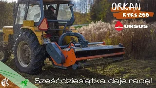 Koszenie w wymagającym terenie! Ursus C360 i ORKAN KTKS 200