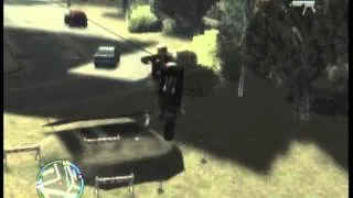 GTA4 Superman motocross trick attempted