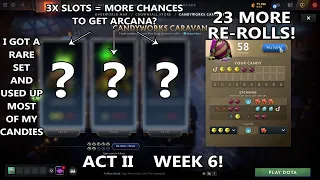 Dota 2 | 23 more CandyWorks Caravan Re-Rolls! (Week 6) [ACT II]