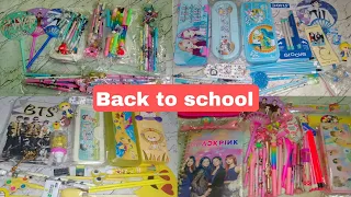 Back to school stationery haul || BTS stationery haul #drawwithartgirl #bts #school