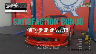 SATISFACTION BONUS IN YOUR AUTO SHOP. (GTA 5 Online)