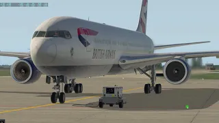 Полет на Боинге 767-300 Flight Factor в X-Plane11, туториал, Full flight on a Boeing 767-300