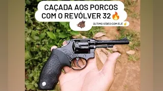 CAÇADINHA COM O REVÓLVER 32🐗 COM MUNIÇÃO 765. TEVE DISPARO 🔥