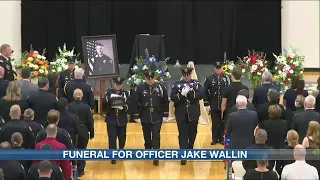 Fallen Fargo police officer’s funeral held in Pequot Lakes, Minnesota Saturday