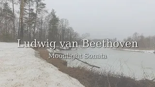 Лунная Соната Людвига ван Бетховена. Moonlight Sonata by Ludwig van Beethoven.