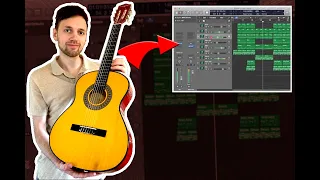 Making a beat with a £30 guitar?! Logic Pro Tutorial