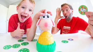 FATHER SON PLAY BAA BAA BUBBLES! / Beware Of Bubble Blast!