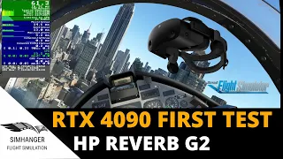 MSFS & RTX4090 | First Test on screen & VR | Reverb G2