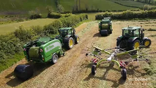 Baling Silage 2021 Duffy Agri style