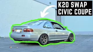 K20Z1 1994 Honda Civic Coupe: Ground Up RESTORATION!