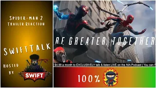 Trailer Reaction! Marvel's Spider-Man 2 | Be Greater. Together. Trailer | PS5 Games