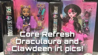 MONSTER HIGH NEWS! G3 Core Refresh Draculaura and. Clawdeen dolls artwork and boxes revealed!