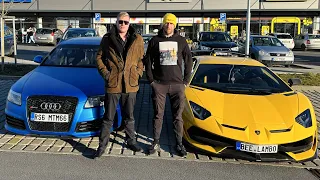 LAMBORGHINI AVENTADOR SVJ a AUDI RS6 MTM v KOŽENOHRANATOM SUPERTESTE | 860 vs. 770 KONI