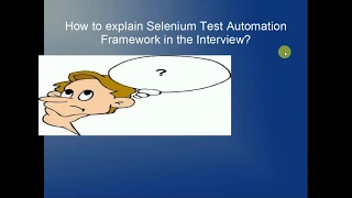 How To Explain Selenium Test Automation Framework In The Interview | Automation Framework