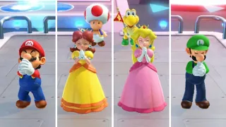 Mario Party Superstars Space Land Mario vs Peach , Daisy & Luigi