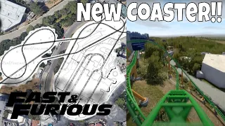 Universal Studios Hollywood's new Coaster is INSANE! Layout Breakdown, Ride theme, and more