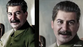 Речь Сталина 1945г. Ожившие фотографии юного И. В. Сталина