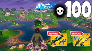 100 Elimination Solo Vs Squads "Zero Build" Gameplay Wins (Fortnite chapter 5)