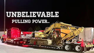 800+hp Dozer Motor Powered Peterbilt Hits The Mountains With 88,000lBS!!