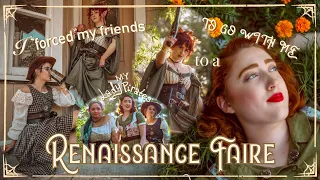 🏹 Renaissance Faire Mayhem With My Lady Pirate Crew ⚔️ - We Converted Sara to Hobbitcore/Fairycore