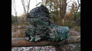 Chińskie buty w kamuflażu leśnym pikselowym