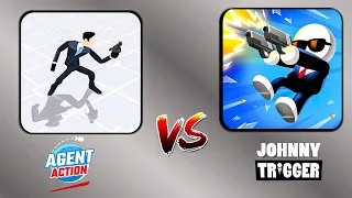 AGENT ACTION vs JOHNNY TRIGGER | missions 1-6 Vs Levels 1-15 [Android iOS]