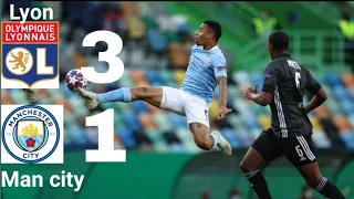 Man city vs Lyon Champions League Quater Final 2020 with English Commentory 720p HD