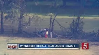 Witnesses Recall Seeing Blue Angels Plane Crash