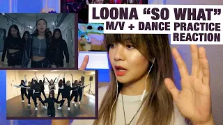 OG KPOP STAN/RETIRED DANCER reacts to LOONA "So What" M/V + Dance Practice!