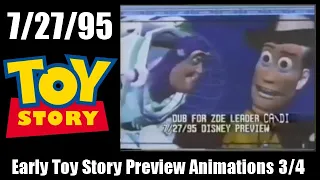 |TOY STORY| Early Preview Footage Comparison 3/4