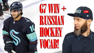 🐙 Celebration + Russian HOCKEY vocabulary: Seattle KRAKEN beat Colorado Avalanche 🎆