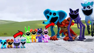 EVOLUTION OF SMILING CRITTERS MONSTERS IN POPPY PLAYTIME CHAPTER 3!! Garry's Mod (CatNap, Dogday)