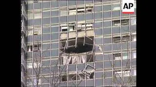 RUSSIA: MOSCOW: EXPLOSION AT THE INTOURIST HOTEL