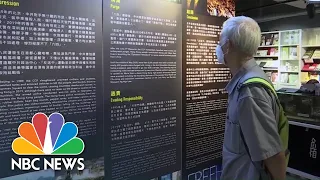 Hong Kong Museum Chronicling Tiananmen Square Fears For Future | NBC News NOW