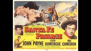 Santa Fe Passage 1955 I John Payne Western Movies