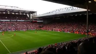 Liverpool Man United 1-0 full time whistle