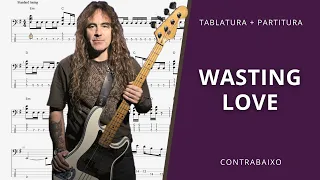 Wasting Love - Iron Maiden | Contrabaixo (Tablatura + Partitura) - Arranjo de Steve Harris