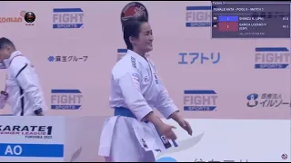 Paola Garcia Lozano vs Kiyou Shimizu | Elimination Female Kata | Fukuoka 2023