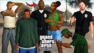 Where Does CJ Go in The FINAL MISSION (END OF THE LINE CUTSCENE) in GTA SAN ANDREAS?